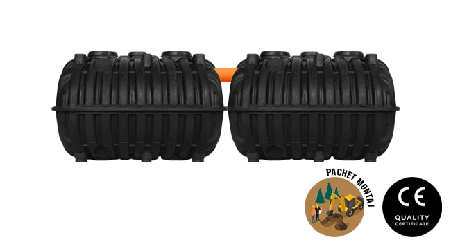 Tanker 3000 - Fosa Septica Tricamerala + Montaj